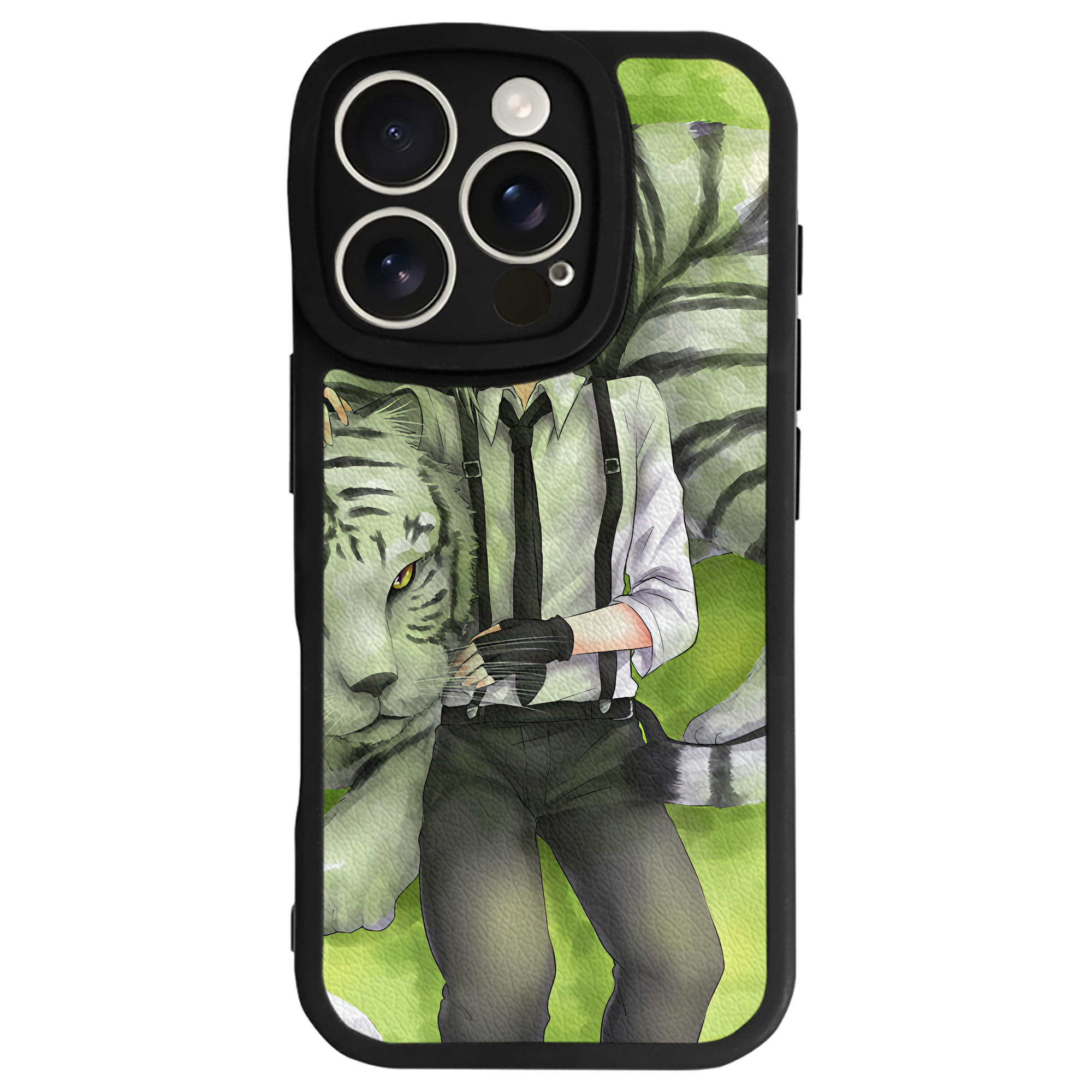 （画像用） 文豪ストレイドッグス Bungo Stray Dogs 【iPhone 16シリーズ対応】シリコンスマホケース（レザー調） 材質：シリコン
